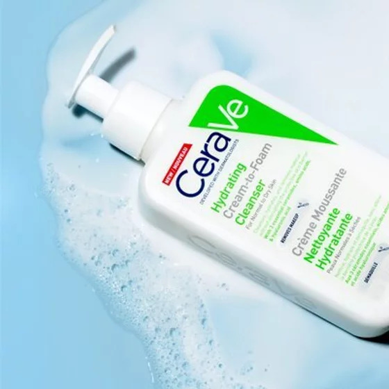 Cerave Hydrating Cream to Foam Cleanser